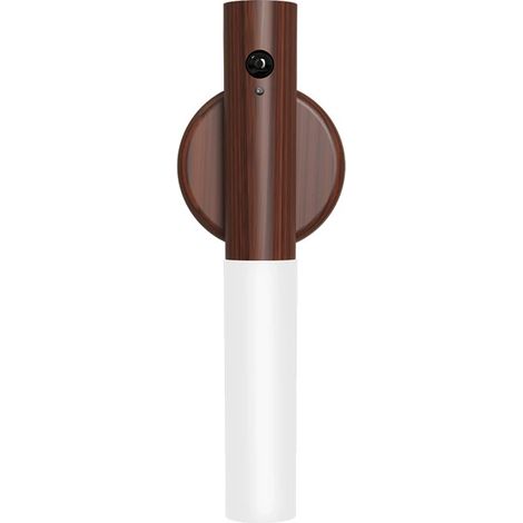 Nachtlicht mit Bewegungsmelder, Wandleuchte aus Holz für den Flur mit magnetischem Präsenzsensor, wiederaufladbare, tragbare LED-Lampe für Schlafzimmer, Flur, Treppenhaus