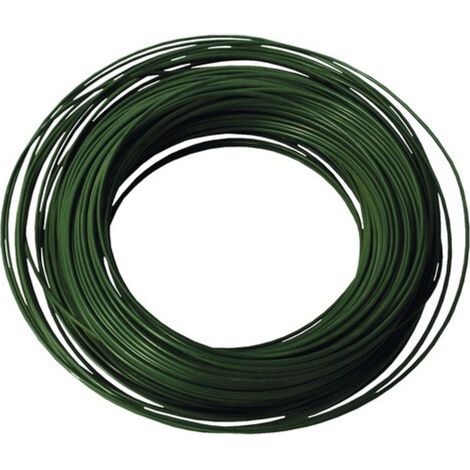 Fil PVC Matassine 10000 x 1, 7, vert, revêtement plastique (1/2)