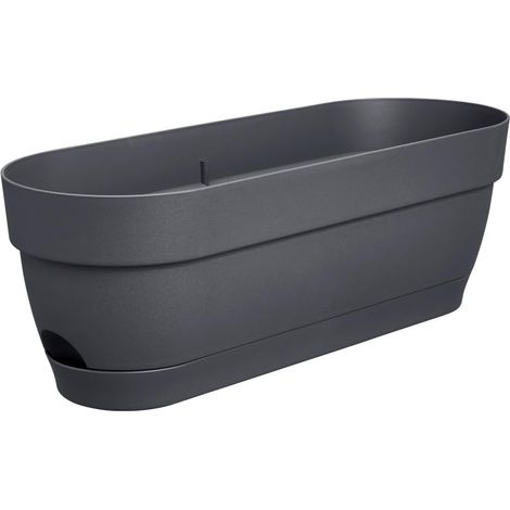 balconnière 50cm jardinière - Anthracite (1/5)