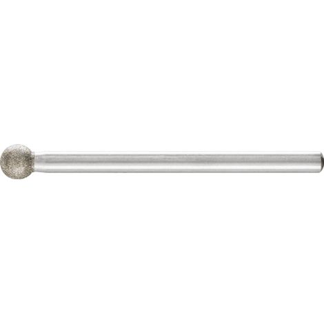 PFERD TOOLS Diamant-Schleifstift Kugel Ø5,0mm Schaft-Ø3 mm D91 (fein) zum Gravieren und Entgraten 5 Stk (1/5)