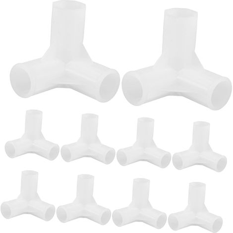 SEWACC Connecteurs d'Union en Plastique pour Barre d'Armoire 10 (1/5)