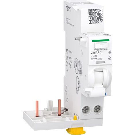 Acti9 Active iC60 module détecteur arc différentiel 30mA ASI 2P 40A SCHNEIDER A9TYA4240