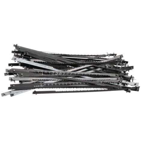 48 pièces lames scie chantourner 4" 105mm épinglées coupe bois pour scie moto (1/5)