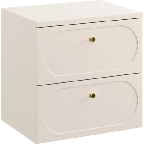 Badezimmer-Set TORNADO beige: Unterschrank 60cm + Platte für Waschbecken