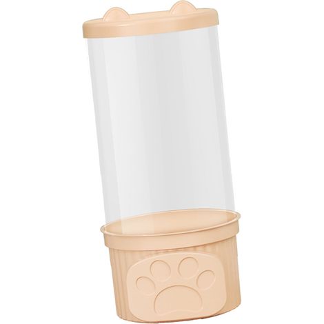Spielzeugaufbewahrungsbox, transparenter PET-Zylinder mit PP-Deckel, rosa, ideal zur Aufbewahrung von Plüschtieren zu Hause. (1/5)