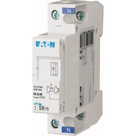 Eaton portafusibile sezionabile 10,3x38 ip+n per uso industriale 263877