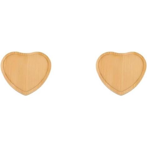 posavasos, 10,2 x 9 cm, Posavasos de madera, Alfombrillas resistentes al calor, Posavasos para macetas, Bandejas, Bandejas de cocina (1/5)