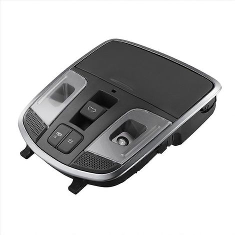 Lampe de plafond de voiture LED, éclairage de lecture intégré, kit de montage noir, accessoire intérieur automobile, projecteur d’habitacle pour véhicule, pack d’installation pratique. (1/5)