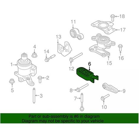 DP5Z-6068-G, DP5Z-6068-B und DP5Z-6068H sind für Ford-Drehmomentstützenhalterungen geeignet. (1/4)