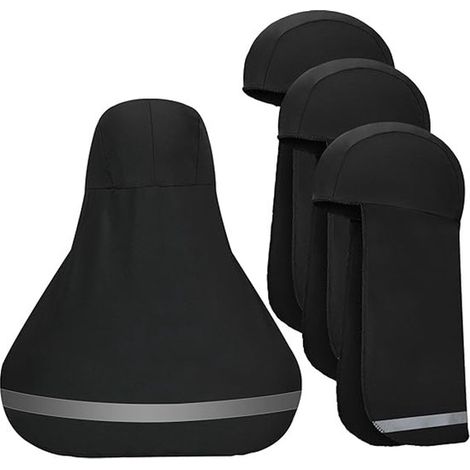 Casquette de cyclisme avec cache-cou - Lot de 4 - Foulard de cyclisme - Doublure de casque avec protection solaire (1/5)