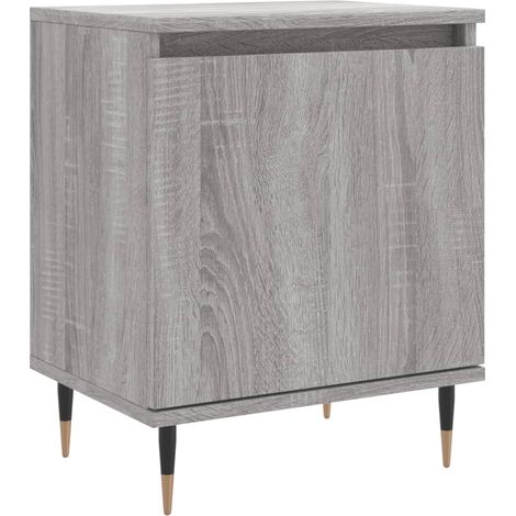 Maison Exclusive - Nachttisch Grau Sonoma 40x30x50 cm Holzwerksto