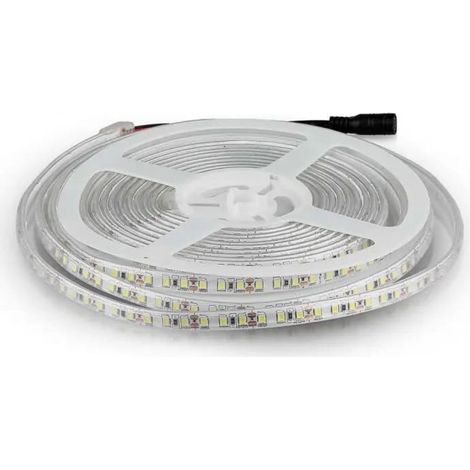 Tira LED V-TAC SMD 8W/m 5m 120 LED/m 12V Blanco Frío IP65 9.2mm