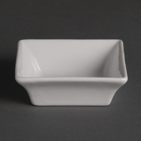 Mini-Plats Carrés 75mm (Lot de 12) - Ref Y136 - Olympia (1/3)