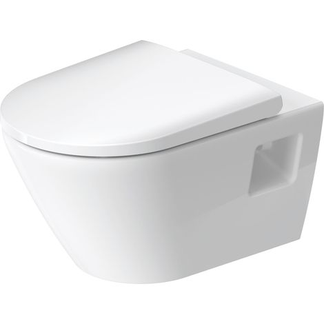 Duravit D-Neo - WC sospeso, Rimless, bianco 2578090000 (1/5)