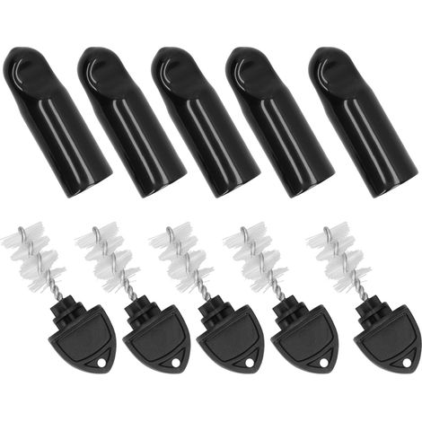 5 Brosses à Bière et 5 Capsules de Robinet pour Bar Domestique, Accessoires de Nettoyage de Fût (1/5)