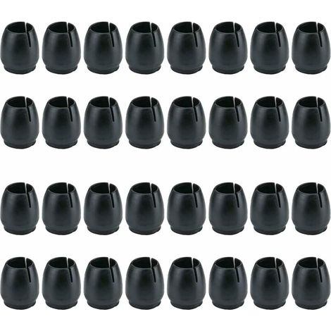 32Pcs Pied de Chaise 26-29mm Couvre-Pieds de Chaise Rond Protege Pied de Chaise PVC Protection Pied de Chaise Silicone pour Fixation Les Chaises Tables Bureau, (1/5)