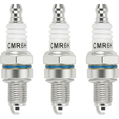 3 Pièces CMR6H Bougie d'Allumage pour Stihl MS170 MS171 MS181 MS211 FS90 MS231 MS241 FS100 FS110 BG56 NGK 3365 Tondeuse Souffleurs Débroussailleuses Tronconneuse - (1/5)