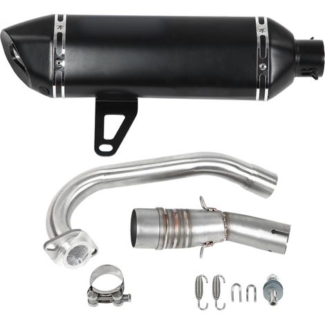 Pot d'échappement complet moto collecteur tube intermédiaire silencieux pour Yamaha Xmax250 Xmax300 17-18