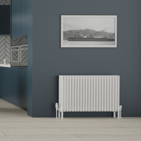 Warmehaus Traditional 4 Column Radiator 600x1010 White (1/5)