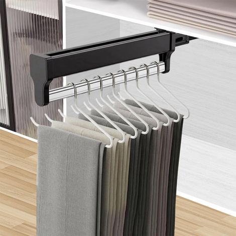 Tringle Penderie Extensible Coulissante 25kg pour Armoire 292mm (1/5)