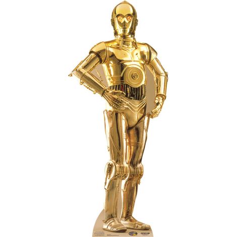 Figurine en Carton Robot C3PO Star Wars Hauteur 178 CM (1/5)
