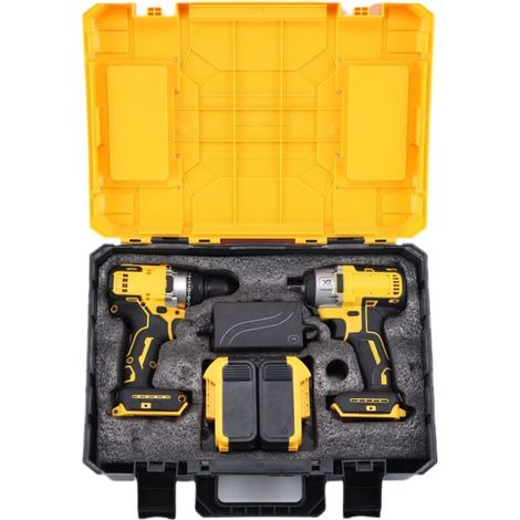2-teiliges Set: Bohrmaschine + Schlagschrauber DCF887 + Ladegerät DCB115 + Transportkoffer