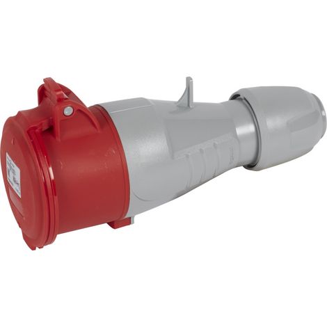 Legrand – Coupleur mobile 32A 3P+N+T IP44 – Tension 380/415V – Étanchéité pour chantiers – 555219 (1/6)