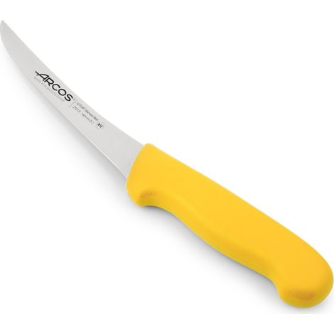 Ausbeinmesser Arcos Farbe - Prof 291300 in Edelstahl Nitrum und mango ergonomisches Polypropylen gelb und 14 cm Klinge, Vitrine (1/5)