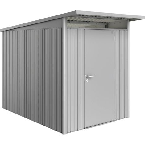 Casetta da Giardino in Metallo AVANTGARDE A3 Biohort  Argento Metal (1/4)