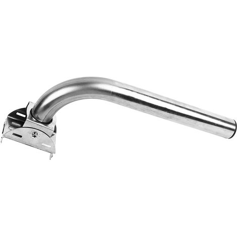 Support antenne mural acier laminé à froid orientable 36 cm pour station météo extérieur socle universel fixation murale (1/5)