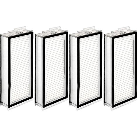 (4 pezzi) Filtri HEPA di ricambio Q5 Pro+ compatibili con Roborock Q5 Max+, Q5 Pro, Q5 Pro+, Q8 Max, Q8 Max+, Q7, Q7+, Q7 Max, Q7 Max+, Q5 Duoroller+ Robot Aspirapolvere, Pezzi di ricambio
