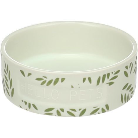 Gamelle Leafs Rond Vert pour Hamster - 8,5x3cm, 100ml - Nourriture et Eau, Antidérapante et Facile à Nettoyer