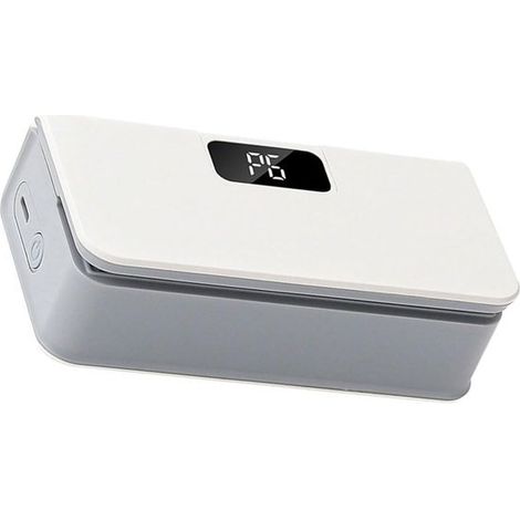 Mini machine à sceller avec affichage LED - six réglages de température ajustables - avec lames - machine à sceller rechargeable - scellage magnétique (1/5)