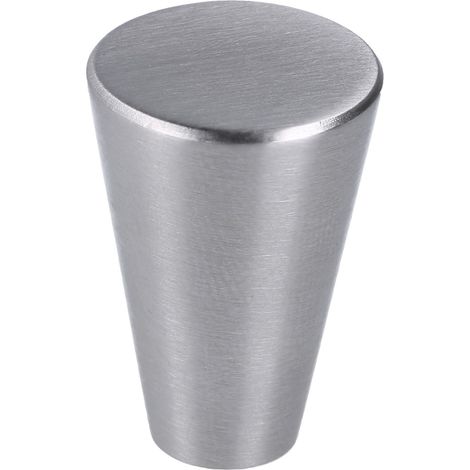 Möbelknopf Schubladenknopf Edelstahl konischer Kommodenknopf 26 x 18mm Knopf (1/4)