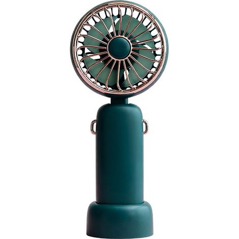 ventilateur USB, mini, rechargeable, à suspendre autour du cou, 4800 mAh (vert) [F40 Modèle conventionnel] (1/5)