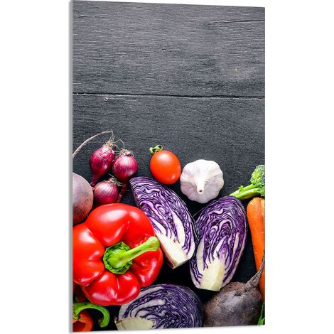TABLA DE CORTAR DE VIDRIO 30x52 Verduras (1/5)
