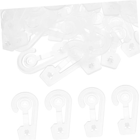 de 100 mousquetons en plastique pour documents chaussettes (1/5)