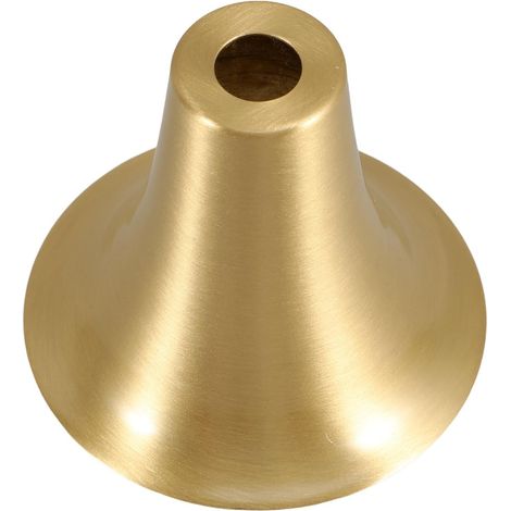 Support de Douille E27 en Laiton Suspendre et Plafond Couleur Or, Forme Coupe Pointue, Pièce Unique, Accessoire Décoratif Robuste, Remplacement Facile (1/5)
