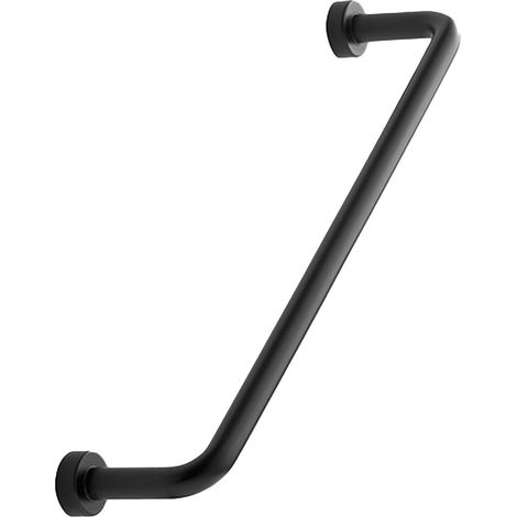 Griff Lounge ø 7mm, LA 160mm, Möbelgriff Breite 174mm, Zinkdruckguss schwarz matt (1/5)