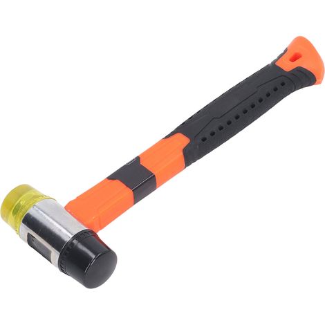 Marteau de pose à tête bicolore de 35 mm pour carrelage, marteau de chantier multifonctionnel pour usage domestique (1/5)