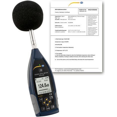 PCE Instruments Sonomètre PCE-430 136 dB (max.) 20 kHz (max) USB (1/5)