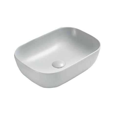 Mexen Rita Aufsatzwaschbecken 45 x 32 cm, Platin matt - 21084563 (1/2)