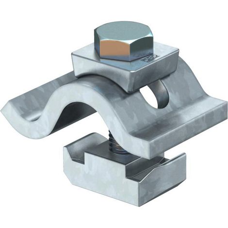 OBO Bettermann Garra de sujeción ligera con tuerca deslizante M10x50 acero galvanizado en caliente, 6355812