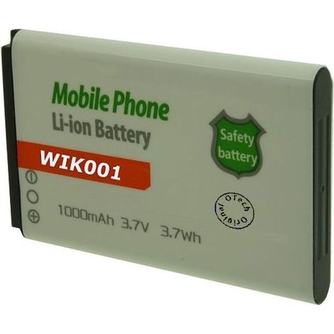Batterie GPS pour Q STARZ BT-1000X (1/2)