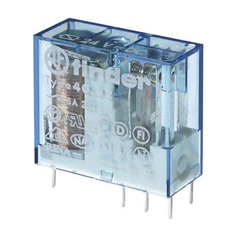 Finder 40.52.9.024.0001 Relais pour circuits imprimés 24 V/DC 8 A 2 inverseurs (RT) 1 pc(s) C155541