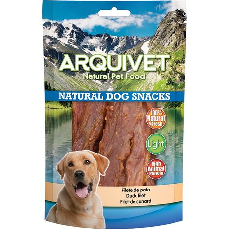 ARQUIVET Filetto di anatra - 100 gr - Snack 100% naturali per cani - prelibatezze per cani - Prodotto leggero - Molto ricco di sostanze nutritive (1/2)