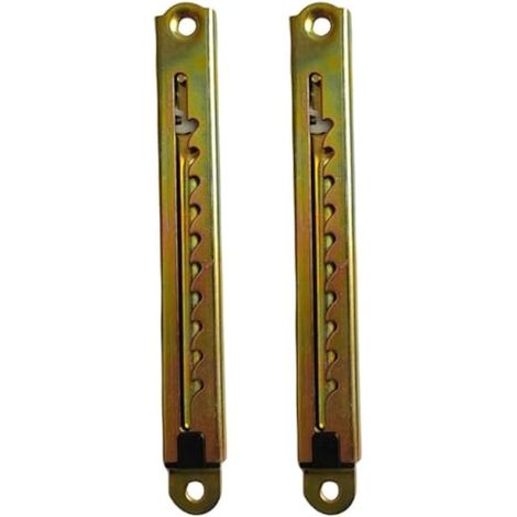 Charnières de levage réglables, en acier, à fixation sur cadre, charnière de levage pour appui-tête permettant de régler la hauteur du dossier de canapé ou de lit (1/5)