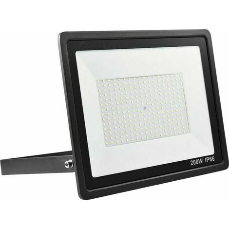 royaluxe -[JAMAIS UTILISE] Project LED Exteri 200W,  Brillant Spot LED Extéri, IP66 Etanche Project Exteri Led  Blanc Froid Project Led pour Garage, Jardin, Terrace, Cour (200W) [Classe énergé (1/5)