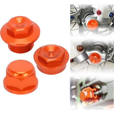 Écrou d'axe arrière Moto en Aluminium CNC pour KTM SX SXF EXC EXC XCW XC XCF 85/125/150/200/250/300/350/450/500 (2012-2021) (1/5)