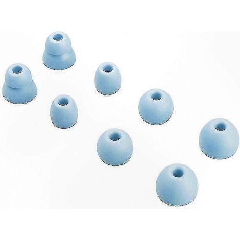 Les embouts en silicone souple améliorent le confort et la stabilité du port compatibles avec différents modèles de casques audio bleu glacier. (1/5)